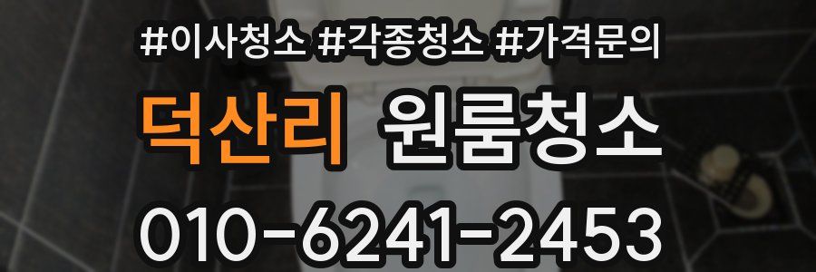덕산리 이사청소