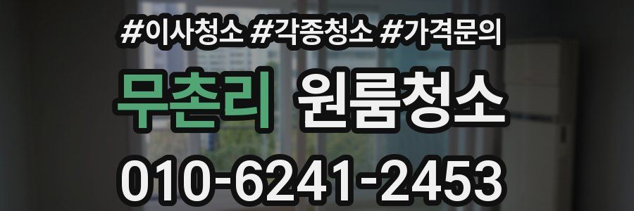 무촌리 이사청소