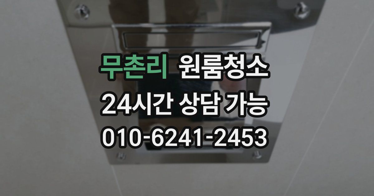 무촌리 입주청소