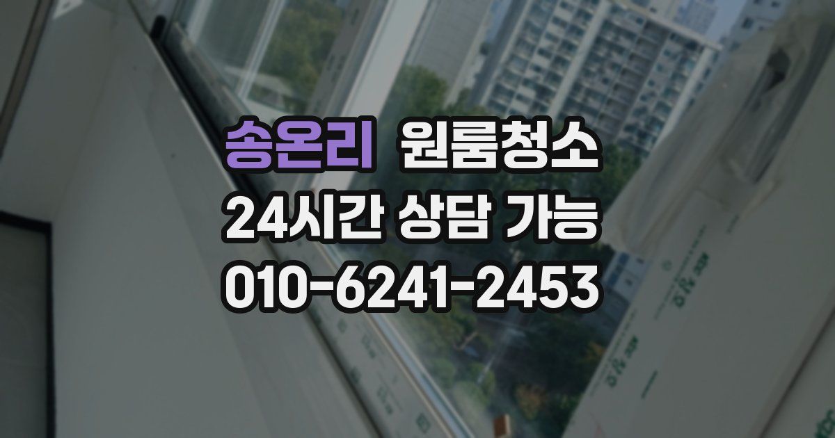 송온리 입주청소