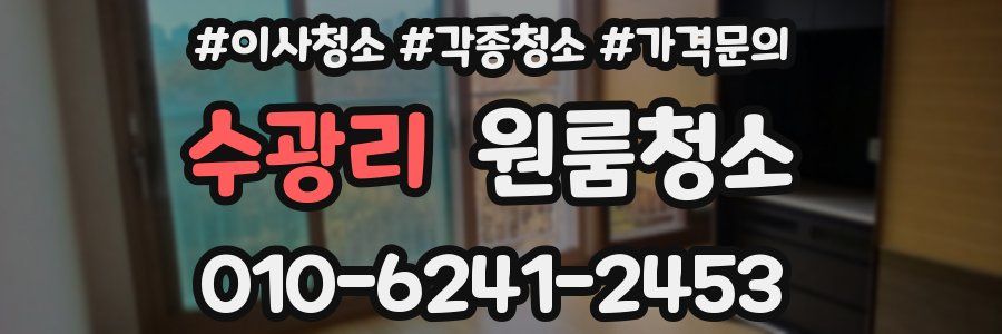 수광리 이사청소