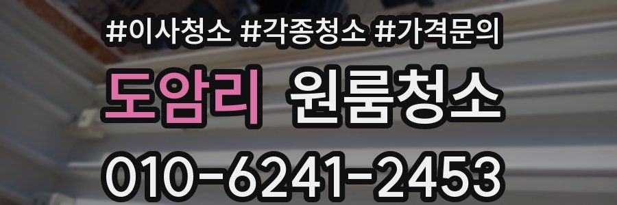 도암리 이사청소