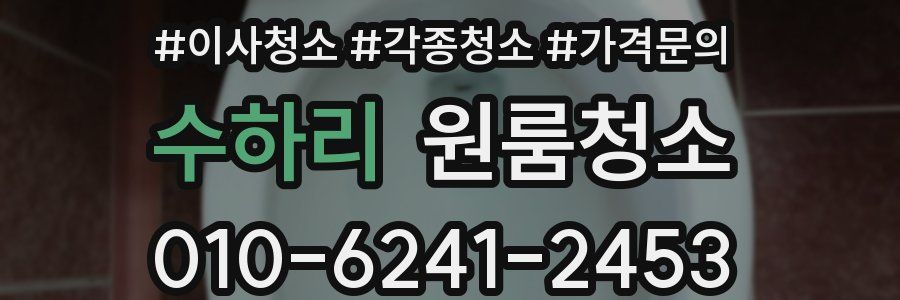 수하리 이사청소