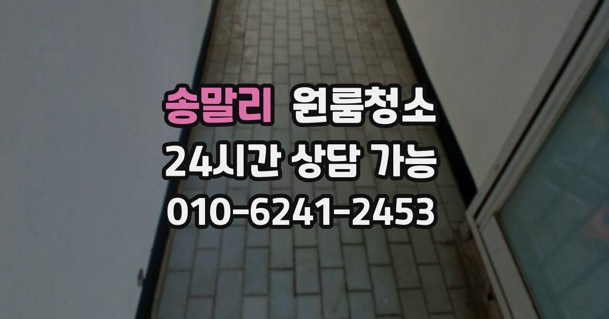 송말리 입주청소