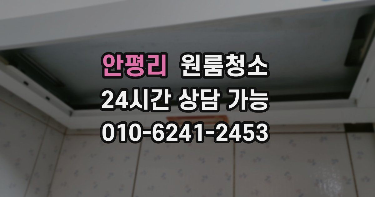 안평리 입주청소