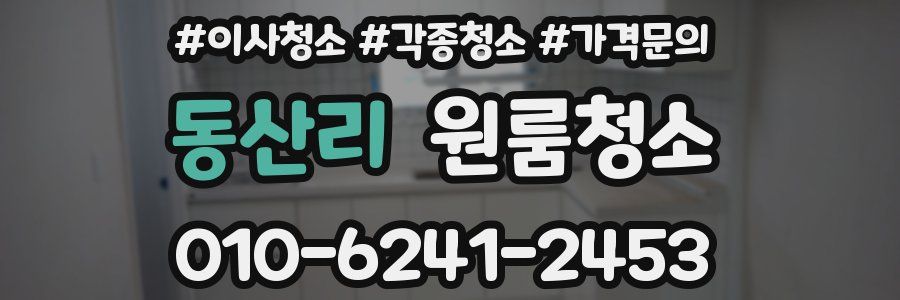 동산리 이사청소