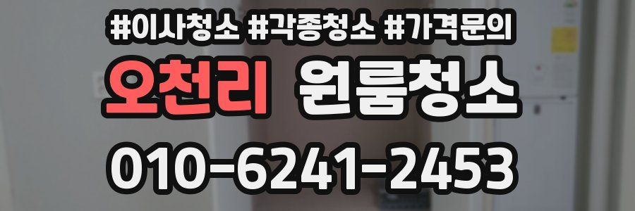 오천리 이사청소