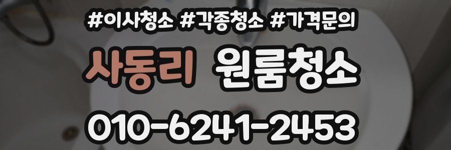 사동리 이사청소