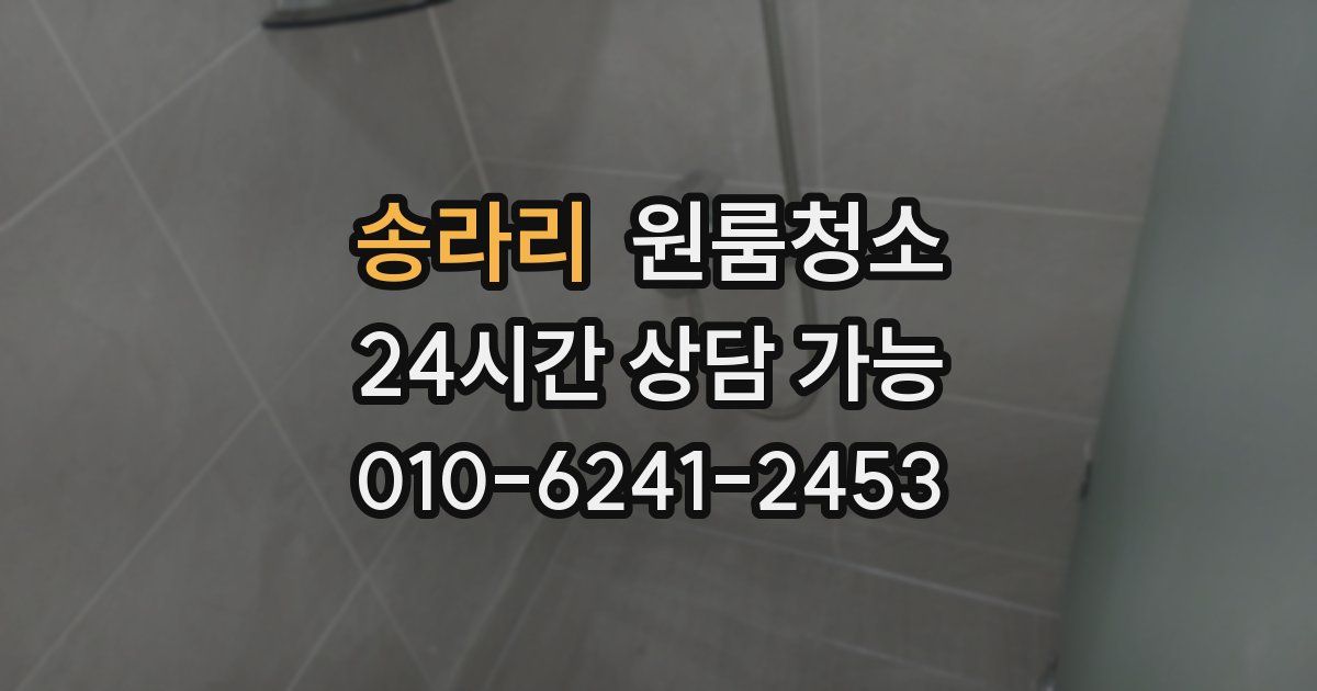 송라리 입주청소