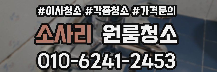 소사리 이사청소