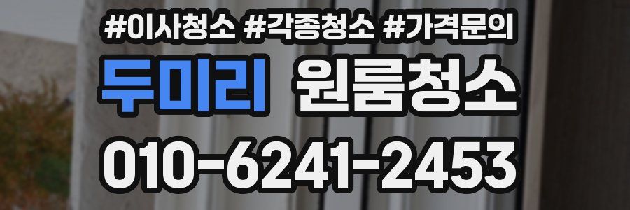 두미리 이사청소
