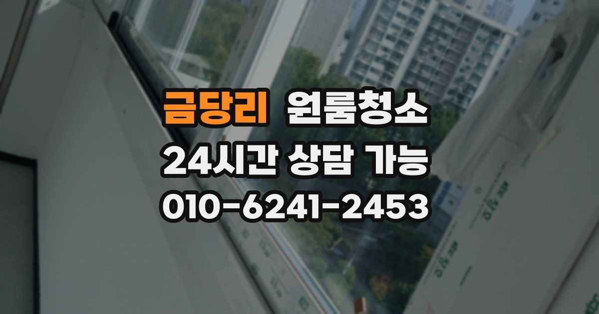 금당리 입주청소