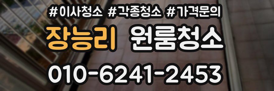 장능리 이사청소