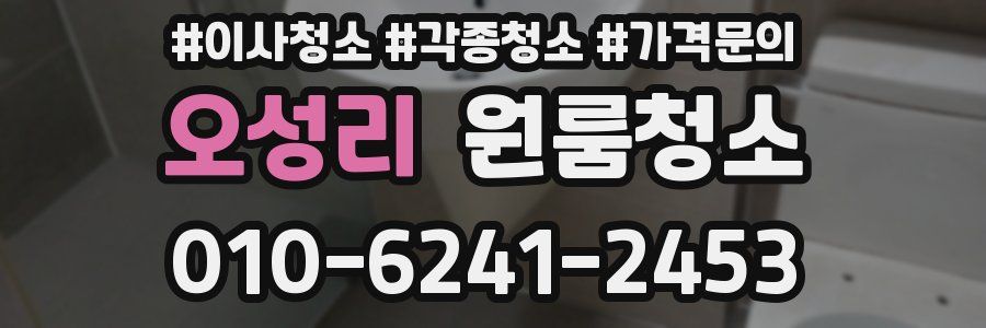 오성리 이사청소