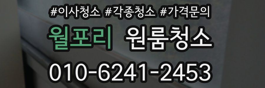 월포리 이사청소