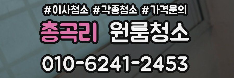 총곡리 이사청소