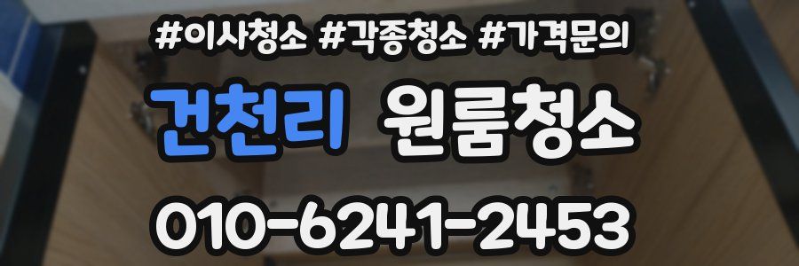 건천리 이사청소