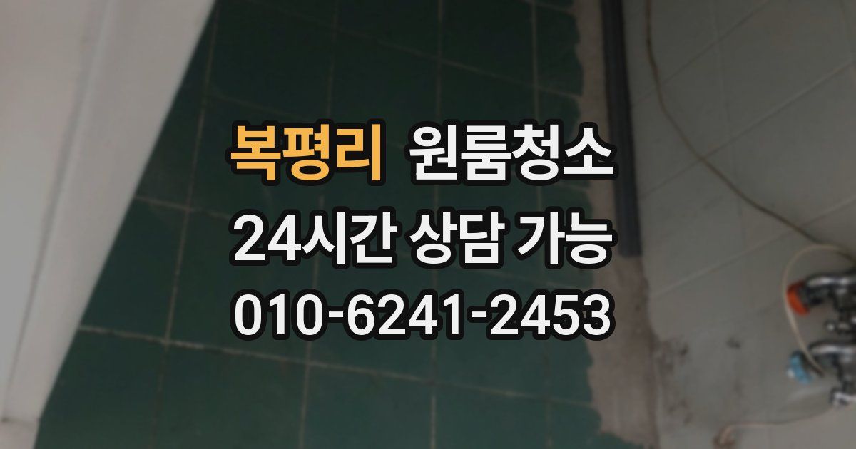 복평리 입주청소