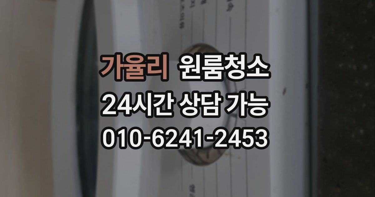 가율리 입주청소