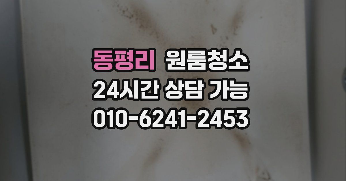 동평리 입주청소