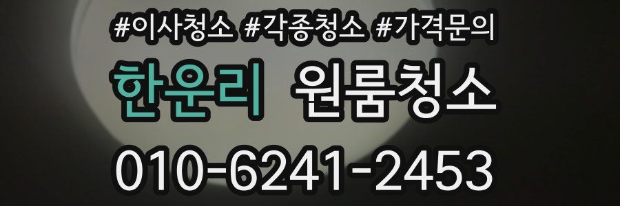 한운리 이사청소