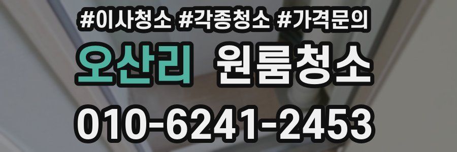 오산리 이사청소