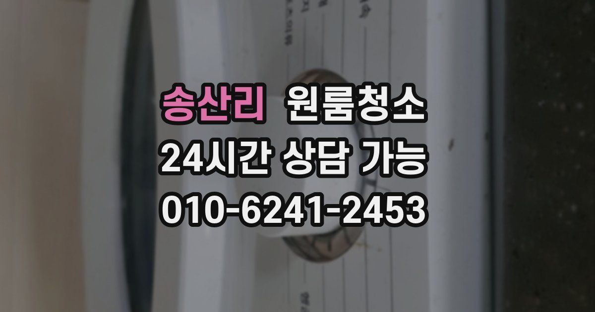 송산리 입주청소