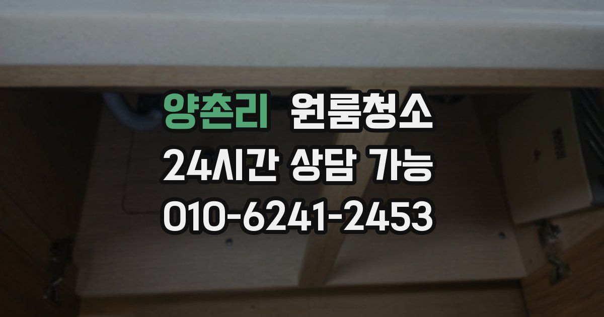 양촌리 입주청소