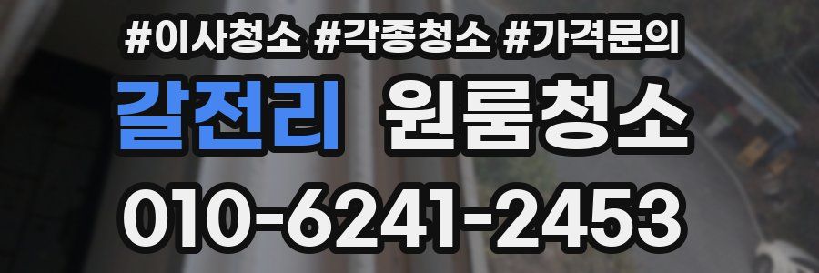 갈전리 이사청소