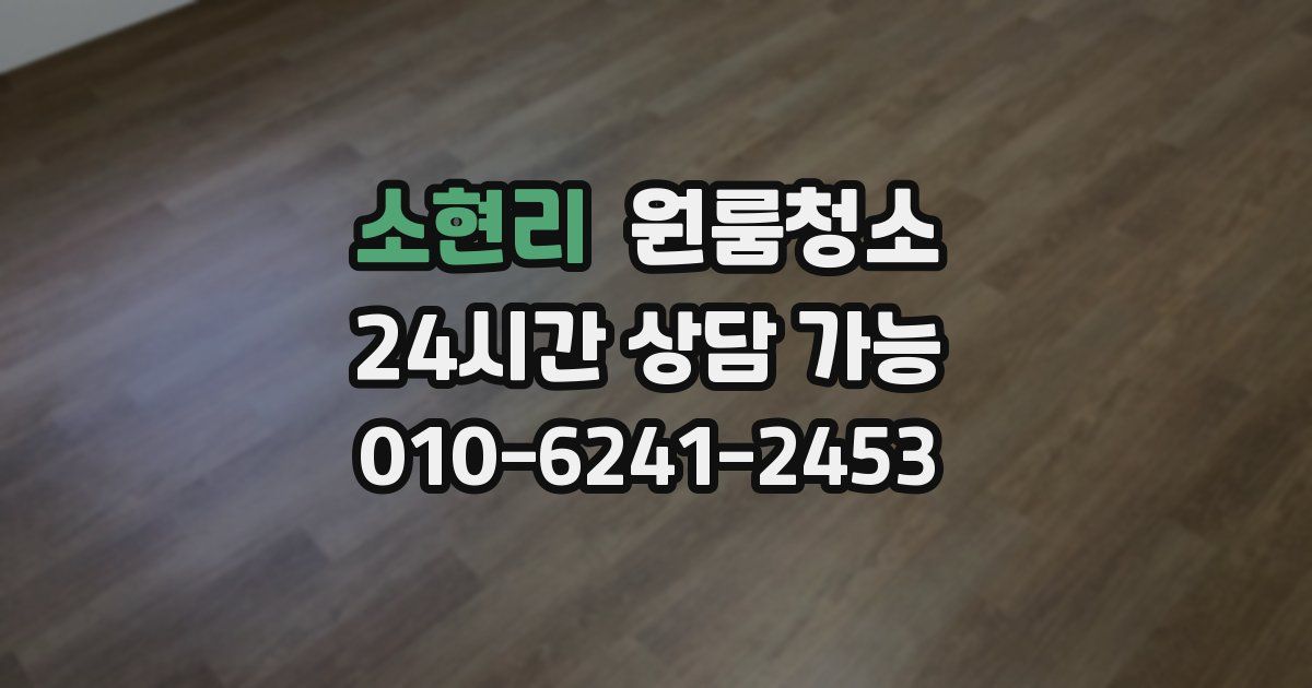 소현리 입주청소