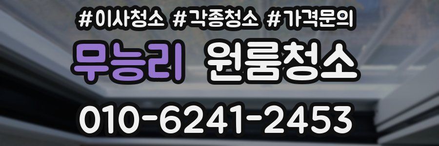 무능리 이사청소