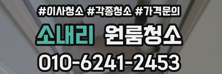 소내리 이사청소