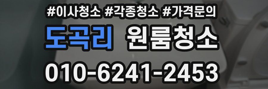도곡리 이사청소