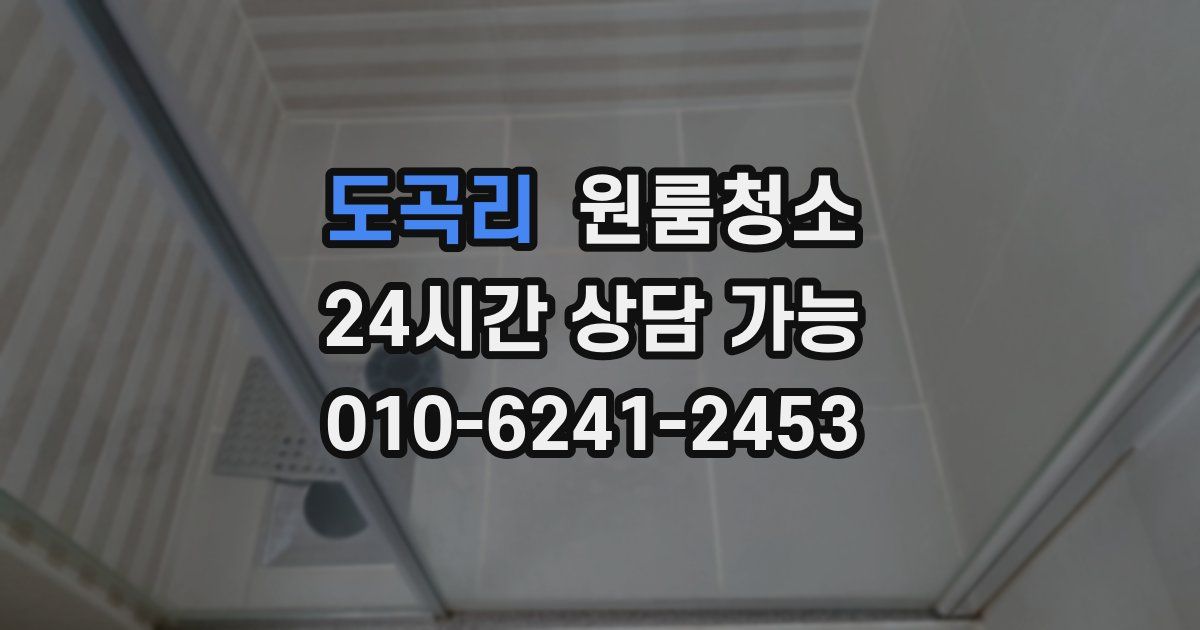 도곡리 입주청소