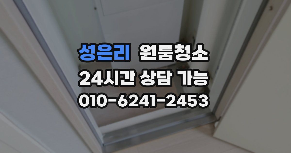 성은리 입주청소