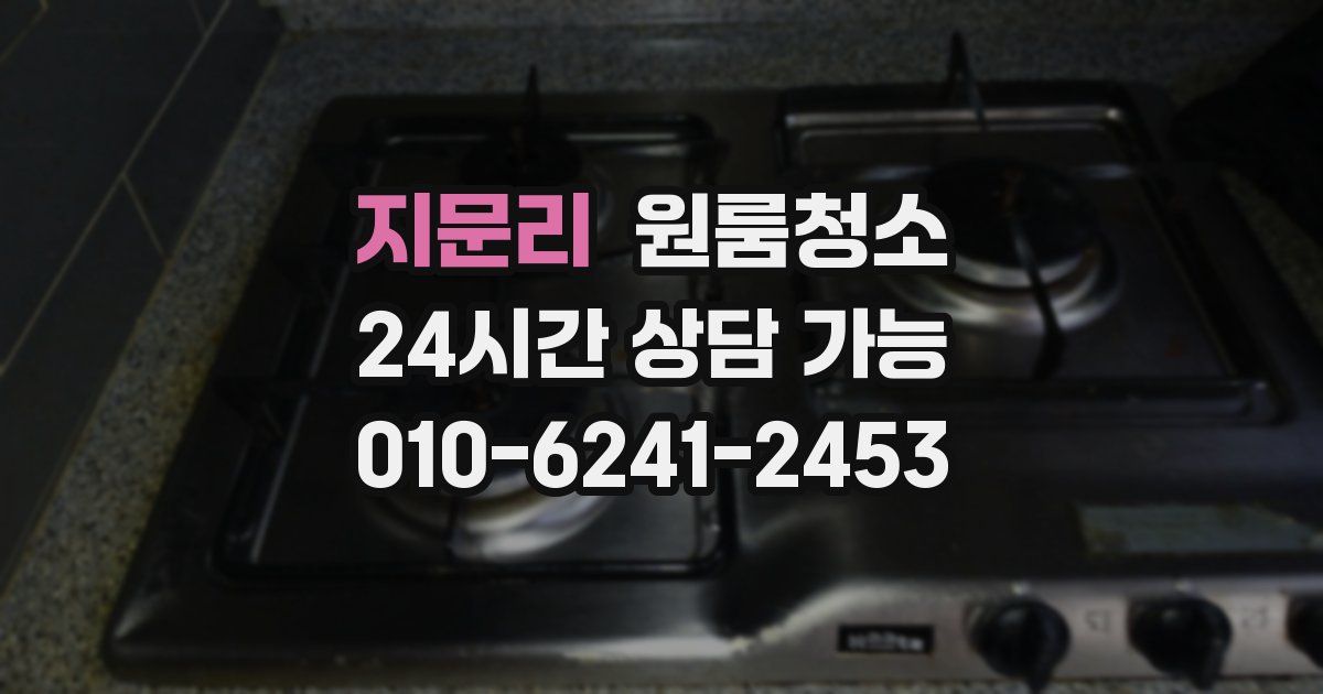 지문리 입주청소