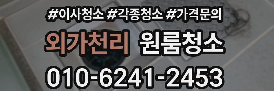 외가천리 이사청소