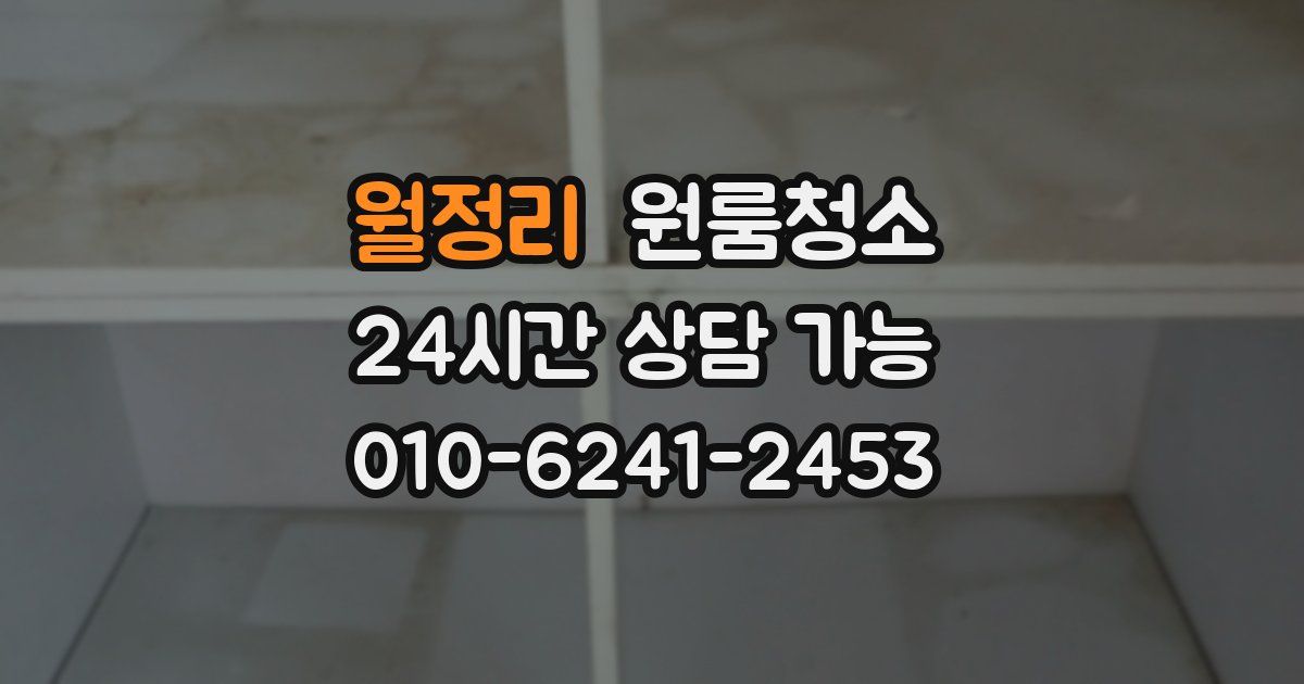 월정리 입주청소