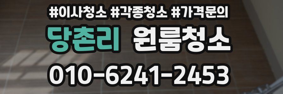 당촌리 이사청소