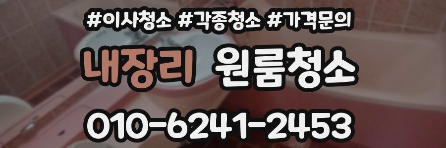 내장리 이사청소