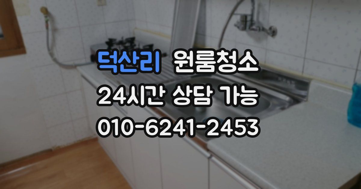 덕산리 입주청소