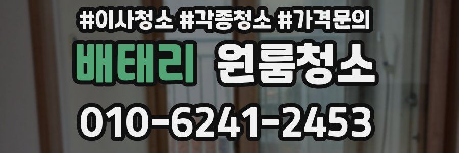 배태리 이사청소