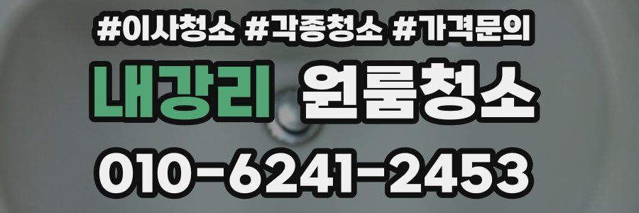 내강리 이사청소