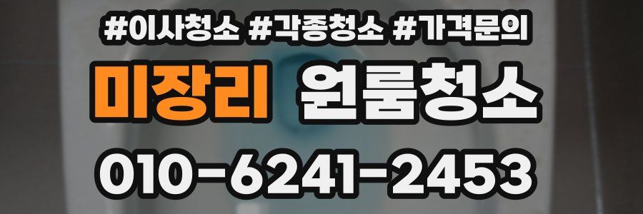 미장리 이사청소