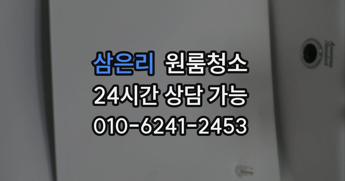 삼은리 입주청소