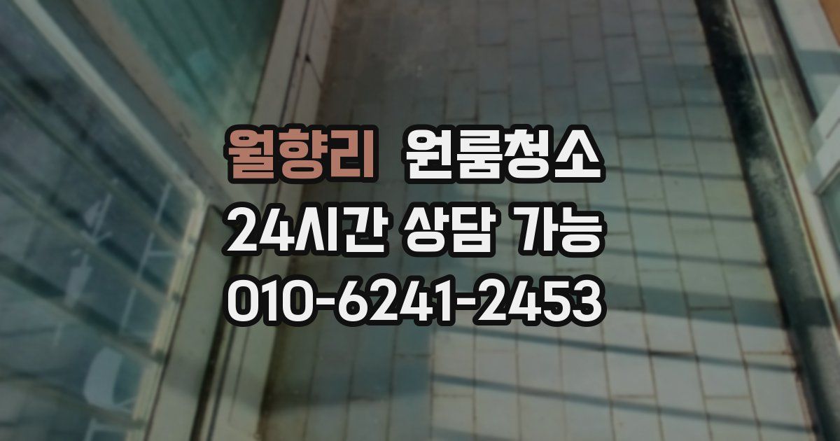 월향리 입주청소