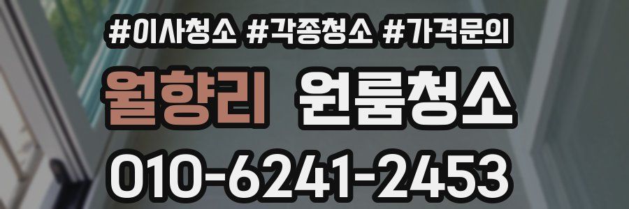 월향리 이사청소