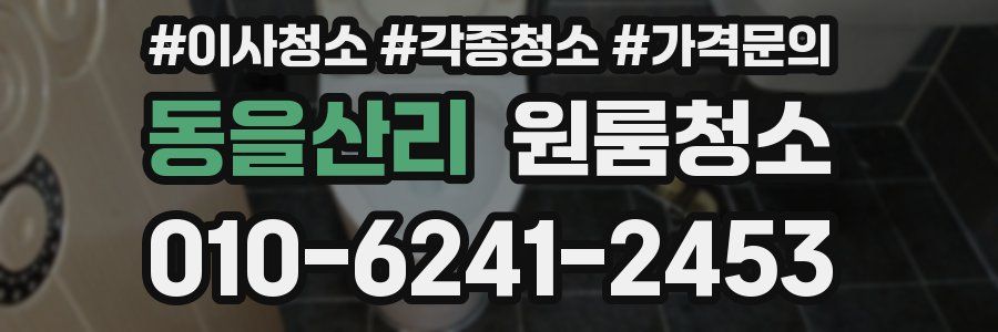 동을산리 이사청소