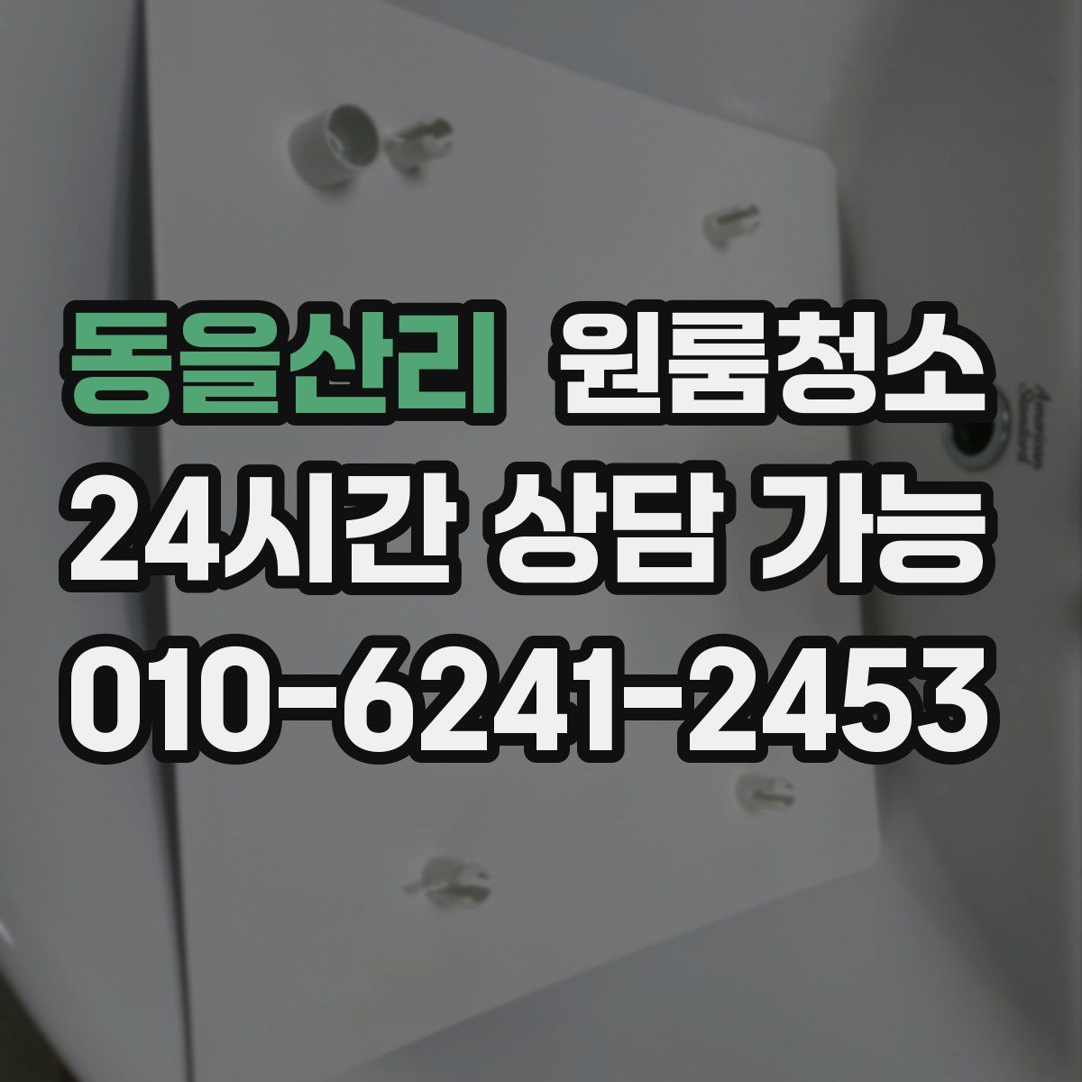 동을산리 원룸청소