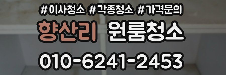 향산리 이사청소